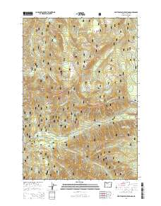 Breitenbush Hot Springs 2014 topographic map thumbnail