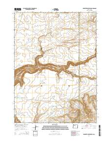 Brewster Reservoir 2014 topographic map thumbnail