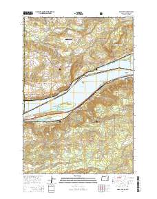 Bridal Veil 2014 topographic map thumbnail