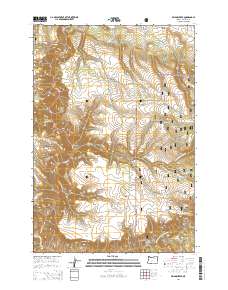 Bridge Creek 2014 topographic map thumbnail