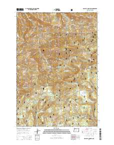Arbuckle Mountain 2014 topographic map thumbnail