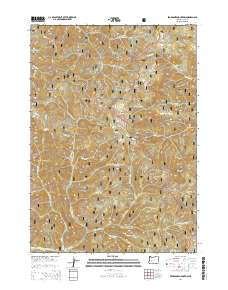 Bearbones Mountain 2014 topographic map thumbnail