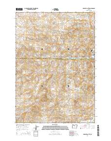 Arrastra Butte 2014 topographic map thumbnail