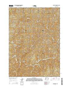 Bunker Creek 2014 topographic map thumbnail