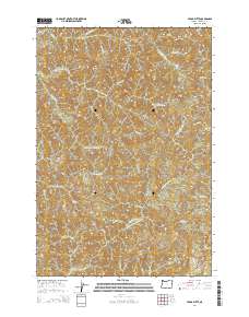 Cedar Butte 2014 topographic map thumbnail