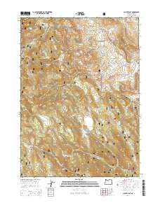 Clover Flat 2014 topographic map thumbnail