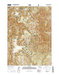 Crook Peak 2014 topographic map thumbnail