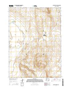Coyote Lake East 2014 topographic map thumbnail