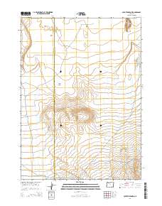 Coyote Meadows 2014 topographic map thumbnail