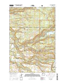 Bull Run 2014 topographic map thumbnail