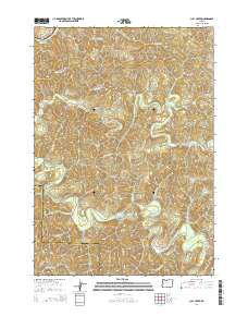 Clay Creek 2014 topographic map thumbnail