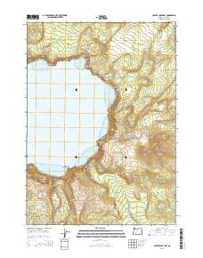 Crater Lake East 2014 topographic map thumbnail