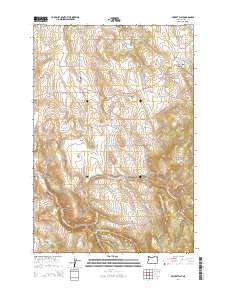 Cricket Flat 2014 topographic map thumbnail
