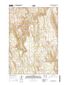 Coleman Mountain 2014 topographic map thumbnail