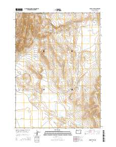 Burnt Flat 2014 topographic map thumbnail