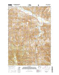 Dayville 2014 topographic map thumbnail