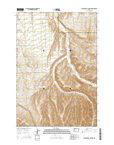 Butter Creek Junction 2014 topographic map thumbnail