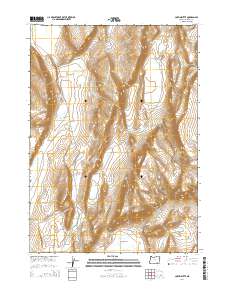Coffin Butte 2014 topographic map thumbnail