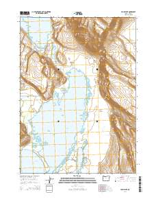 Crump Lake 2014 topographic map thumbnail