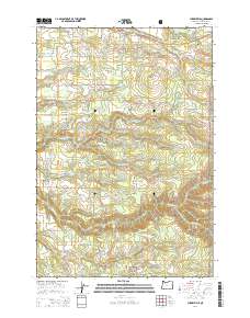 Cherryville 2014 topographic map thumbnail