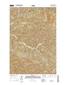 Cook Creek 2014 topographic map thumbnail