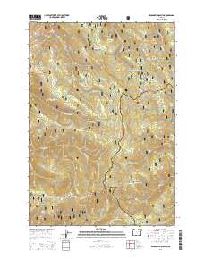 Deardorff Mountain 2014 topographic map thumbnail