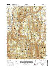 Chiloquin 2014 topographic map thumbnail
