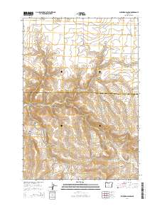 Buckhorn Canyon 2014 topographic map thumbnail