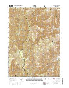 Buckskin Peak 2014 topographic map thumbnail