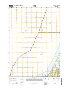 Floras Lake 2014 topographic map thumbnail