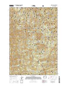 Chimney Peak 2014 topographic map thumbnail