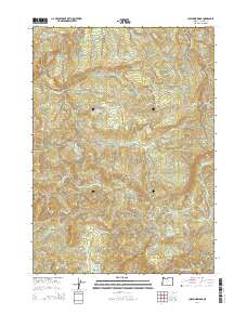 Chipmunk Ridge 2014 topographic map thumbnail