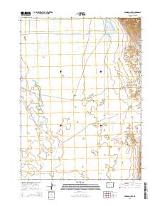 Garrison Lake 2014 topographic map thumbnail
