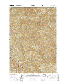 Dovre Peak 2014 topographic map thumbnail