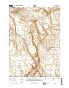 Cox Canyon 2014 topographic map thumbnail