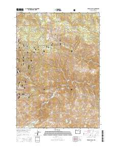 French Gulch 2014 topographic map thumbnail