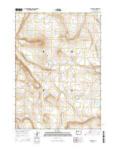Fire Lake 2014 topographic map thumbnail