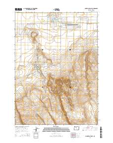 Christmas Valley 2014 topographic map thumbnail