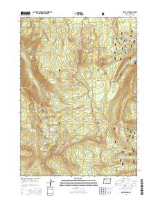 Devils Peak 2014 topographic map thumbnail