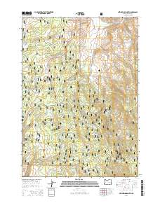 Devine Ridge North 2014 topographic map thumbnail