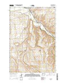 Echo 2014 topographic map thumbnail