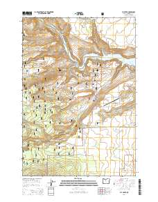 Fly Creek 2014 topographic map thumbnail