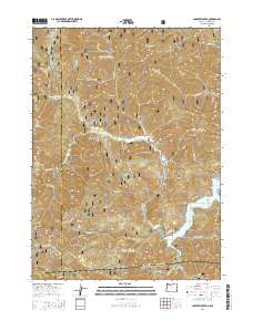Carberry Creek 2014 topographic map thumbnail