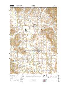 Carlton 2014 topographic map thumbnail