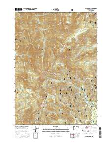 Fish Mountain 2014 topographic map thumbnail