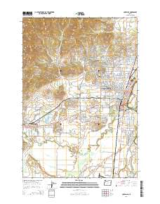 Corvallis 2014 topographic map thumbnail