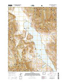 Drews Reservoir 2014 topographic map thumbnail