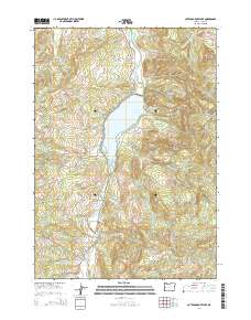 Cottage Grove Lake 2014 topographic map thumbnail