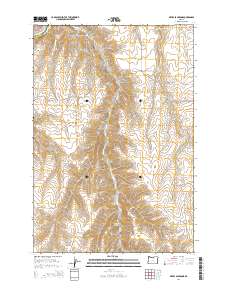 Devils Backbone 2014 topographic map thumbnail