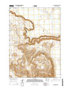 Dog Mountain 2014 topographic map thumbnail